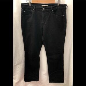 Levis 505 Straight Leg Black Jeans Size 32x30 Womens (Actual Inseam 29")